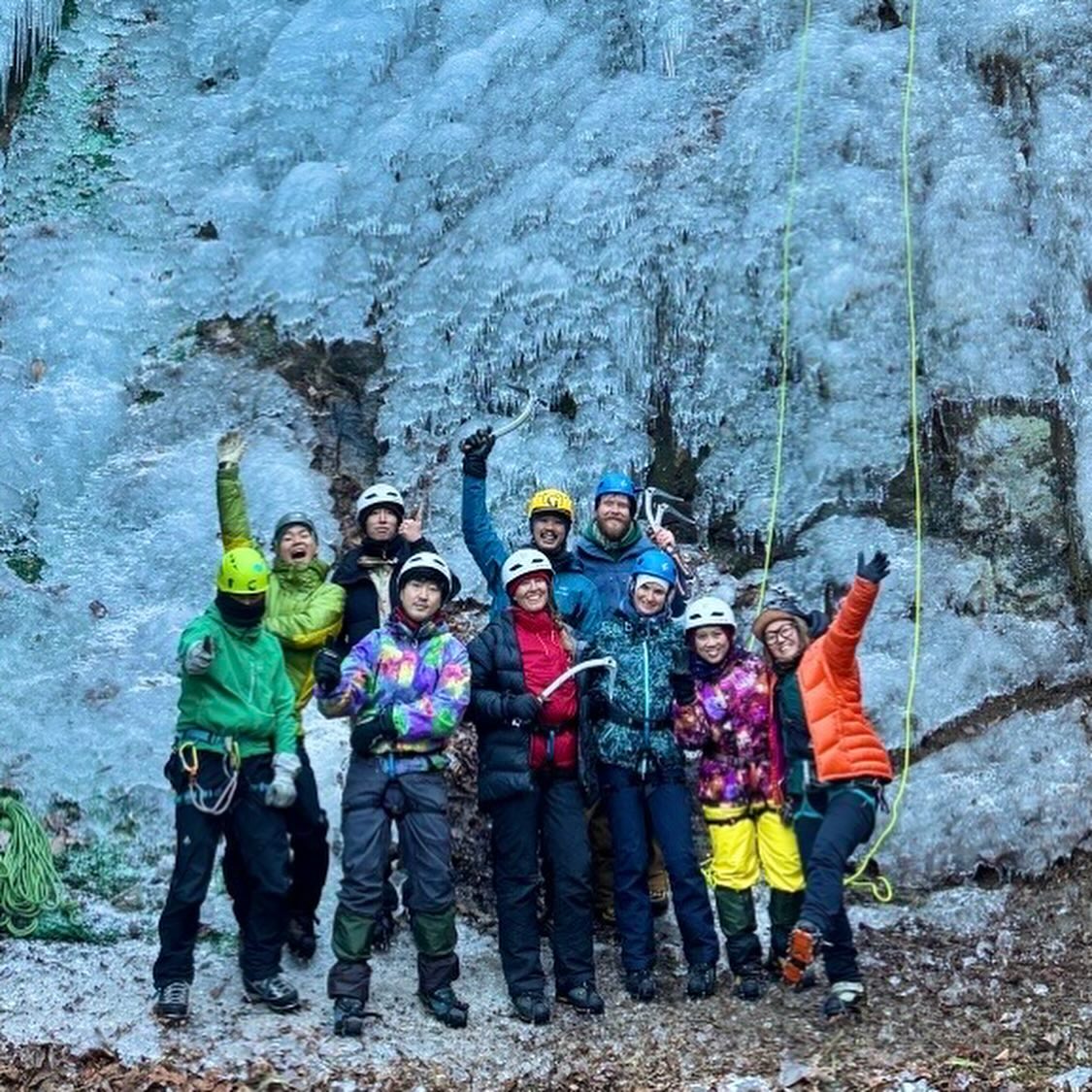 Unforgettable winter memories with new friends.