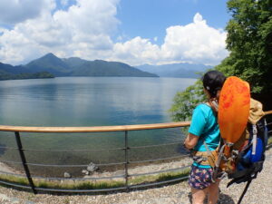 A peaceful start to the day on Lake Chuzenji.