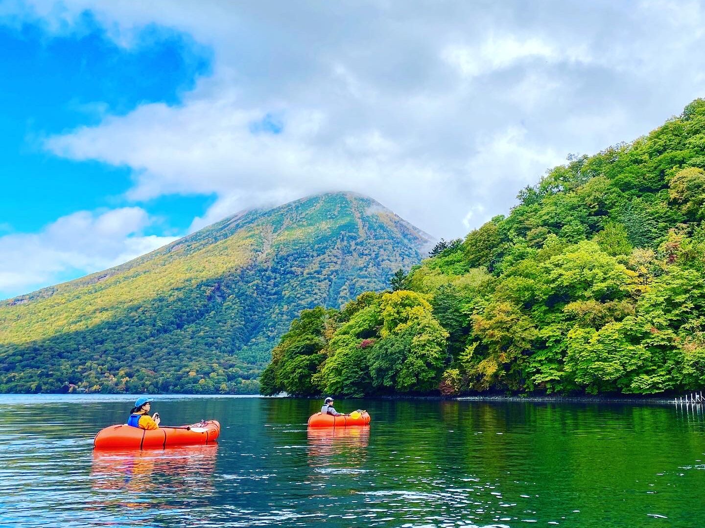 Learning how to paddle with guidance from local experts.